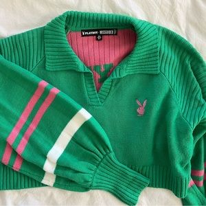 Playboy cropped sweater